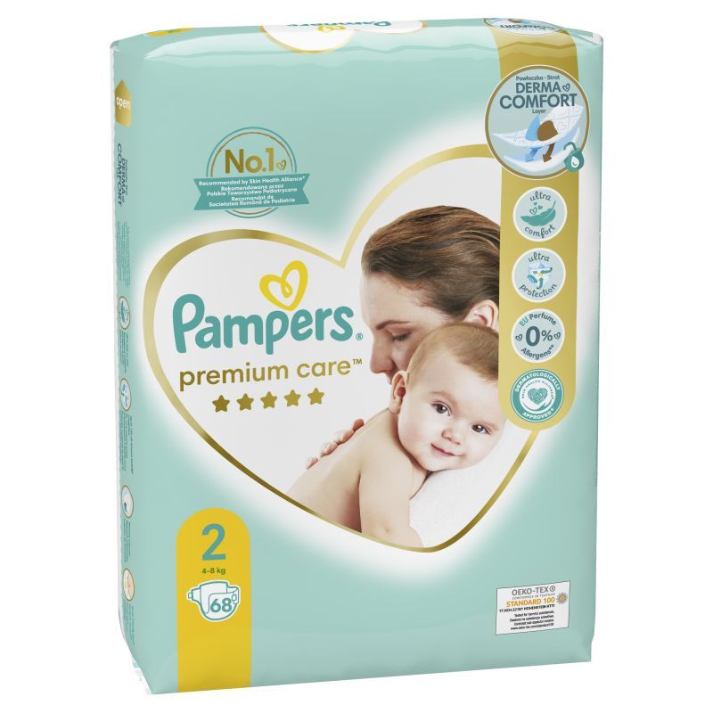 pampers premoum care 2 80 sztuk