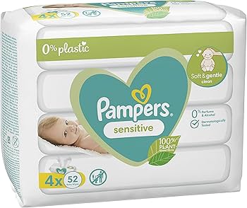 chusteczki pampers sensitive 4x56