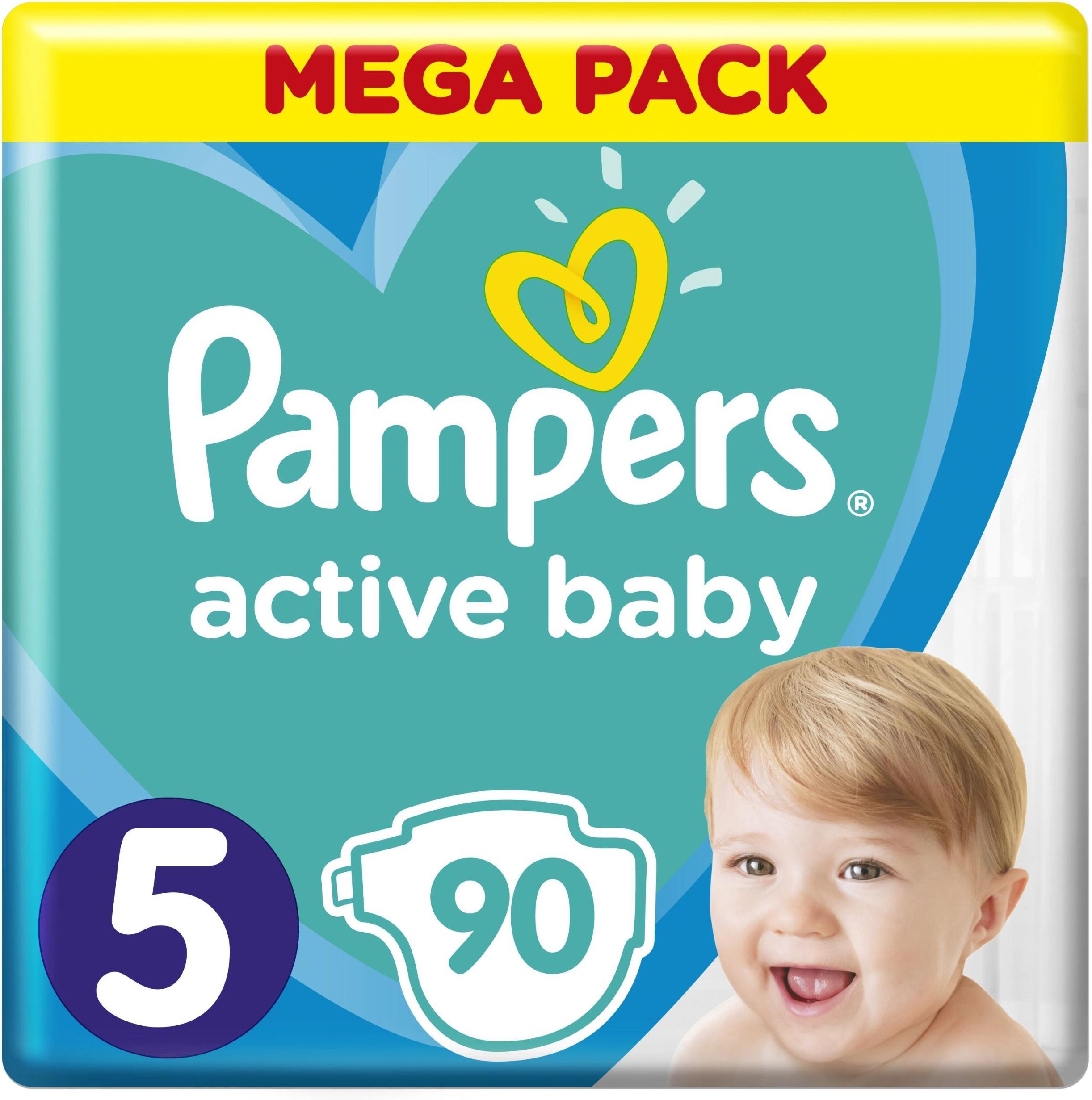 pampers active 5 90szt