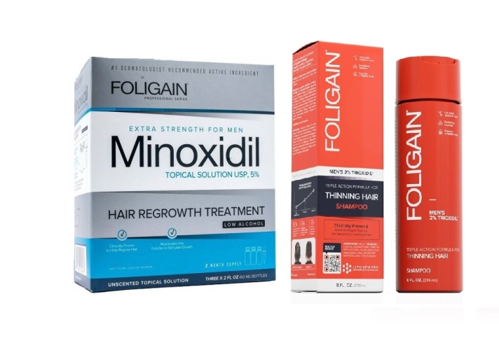 foligain minoxidil szampon dla mężczyzn