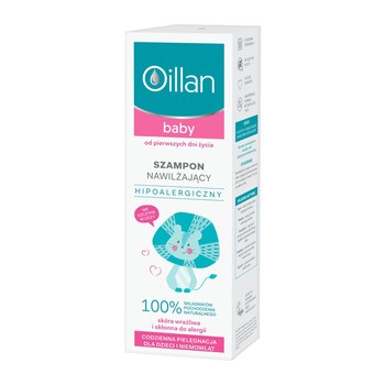 oillan baby szampon nawilżający od urodzenia 200ml srokao