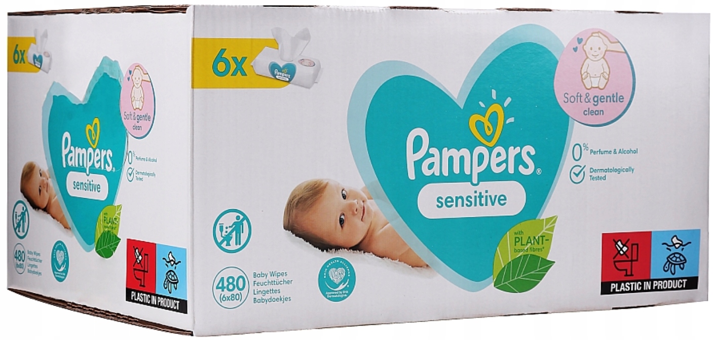 pampers sensitive chusteczki nawilżone