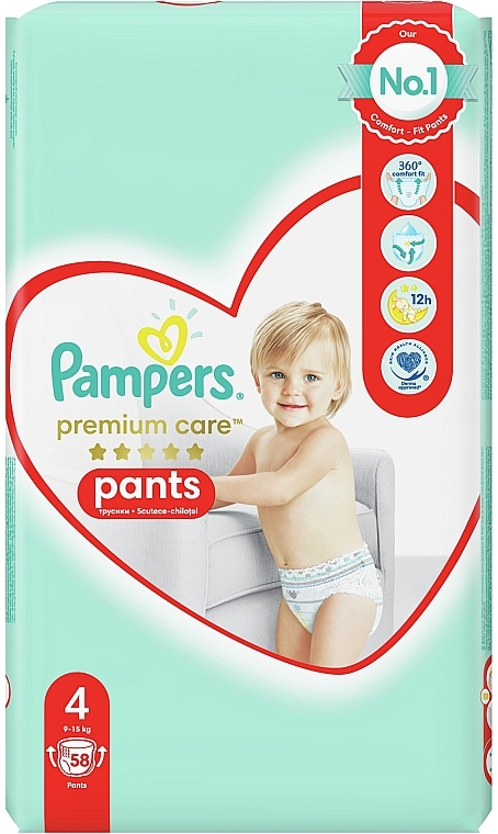 pampers 4 premium care pants