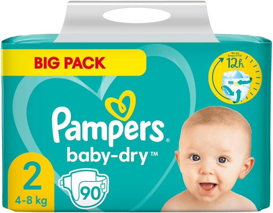 za duży pampers