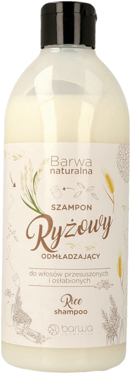 szampon ryżowy barwa