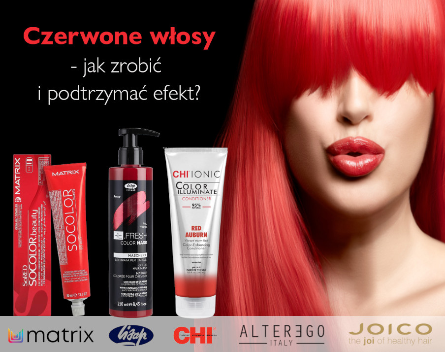 odżywka do włosów blond fryzjerska czerwona