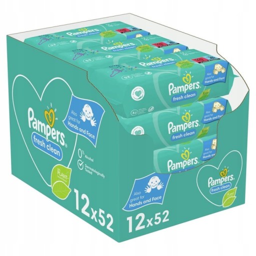 chusteczki pampers x12