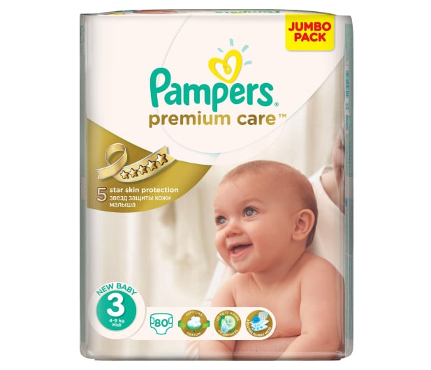 pampers premium care 3 240 szt