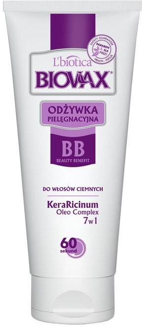 biovax odżywka bb do włosów ciemnych