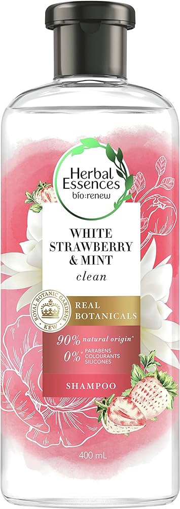 herbal essences szampon do włosów clean white strawberry sweetmint 400ml