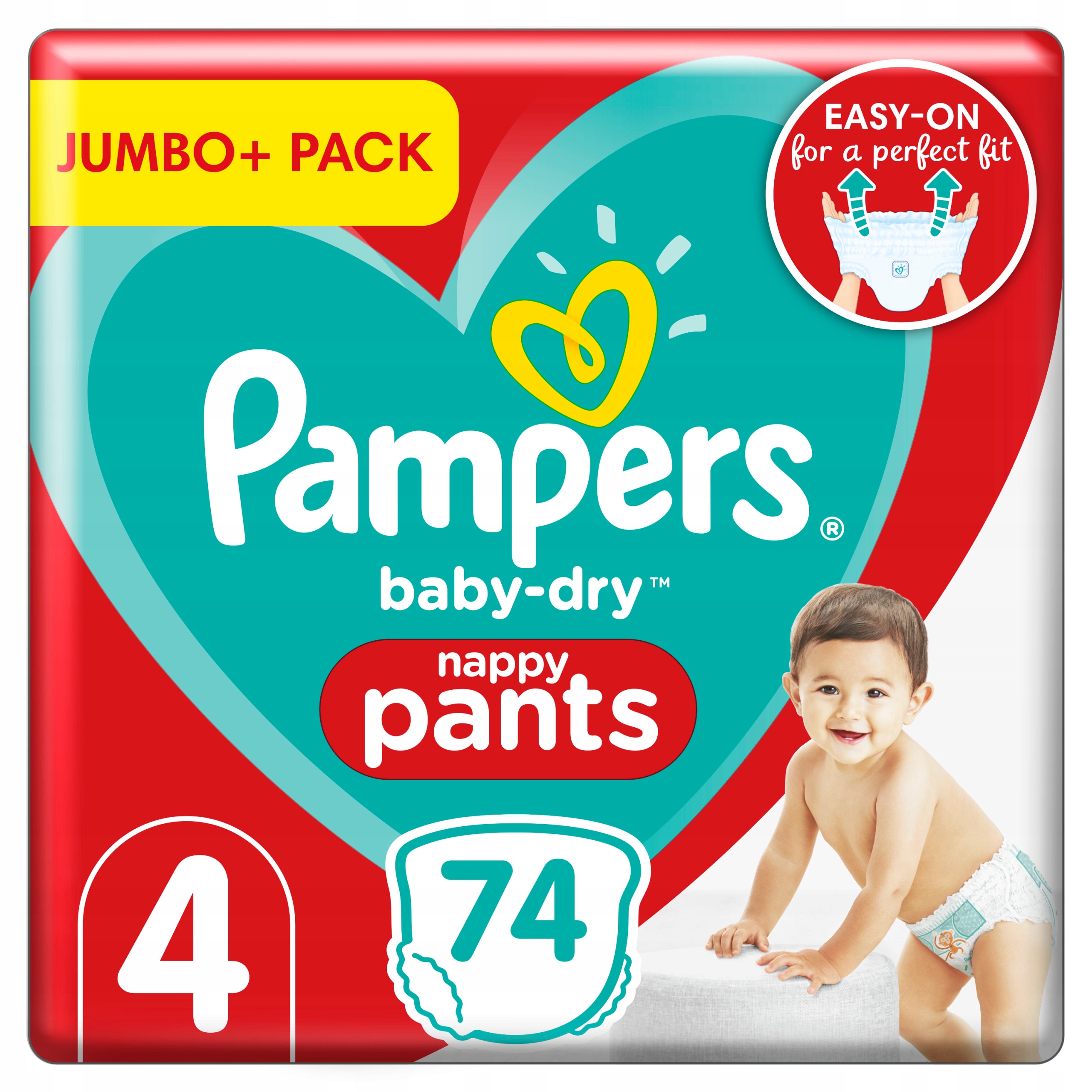 pampers pants 4 74 sztuki