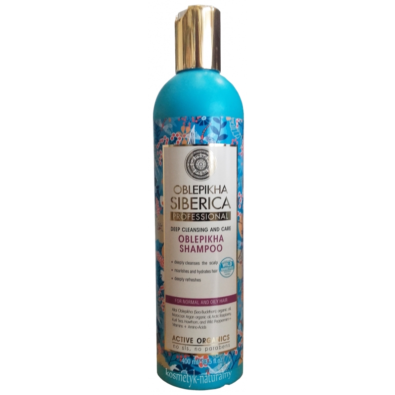 natura siberica szampon rokitnikowy głębokie oczyszczanie i pielęgnacja