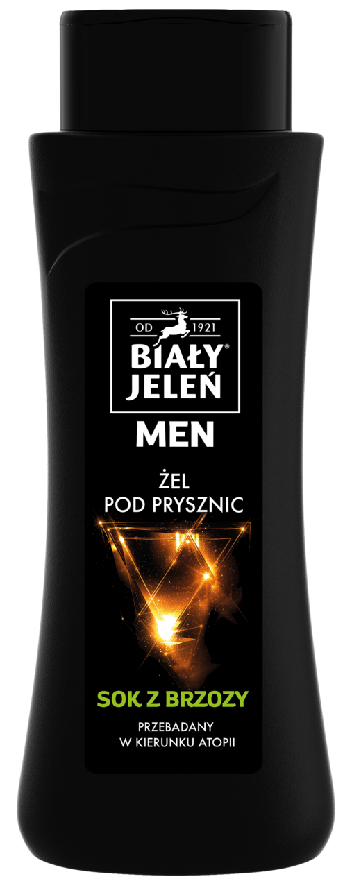 biały jeleń szampon z sokiem brzozy for men rosnan