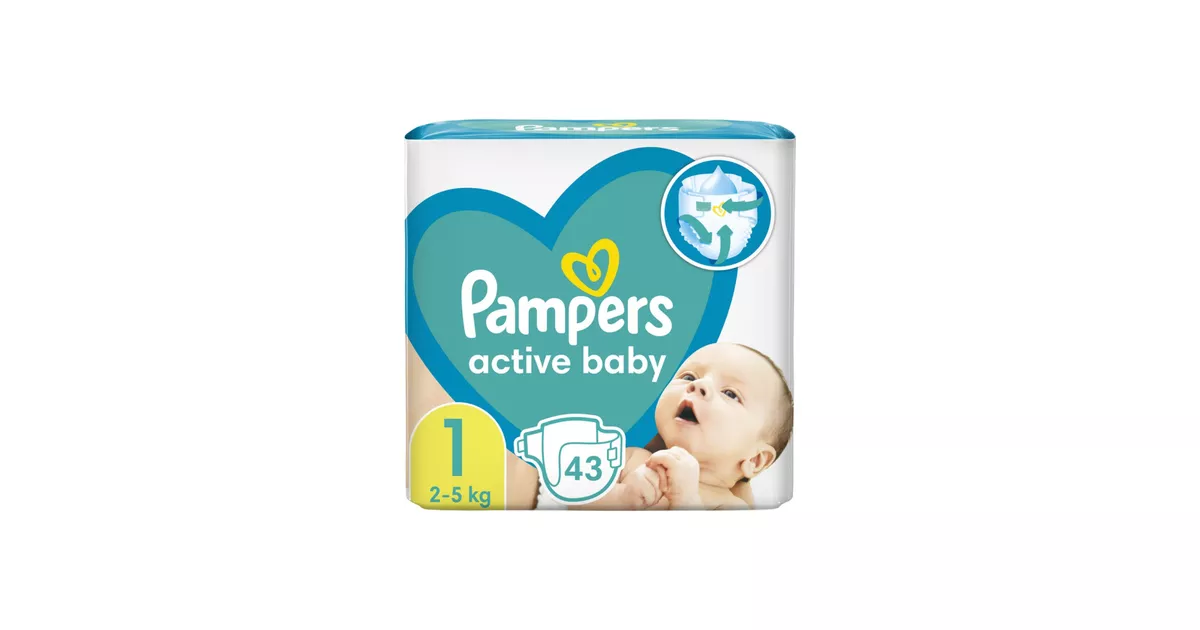 pampers rozmiar 1 43 stuki