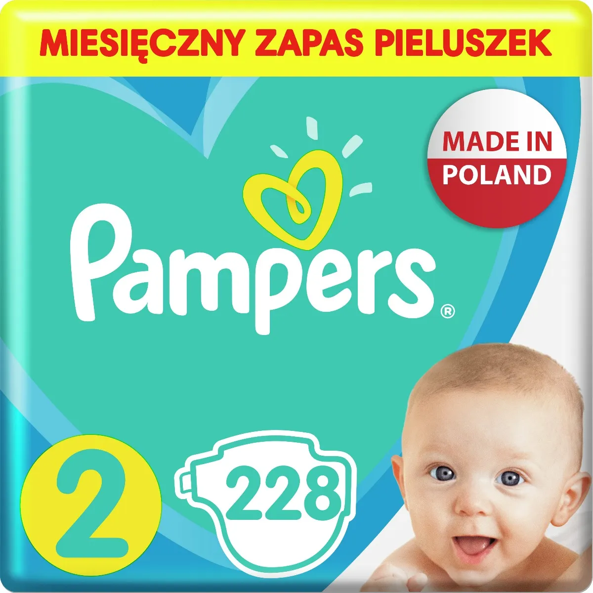 pieluchy pampers 2 active baby dry