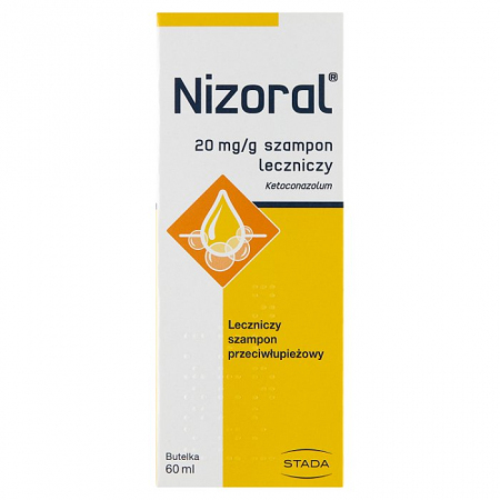 nizoral 20mg g szampon przeciwłupieżowy 60ml