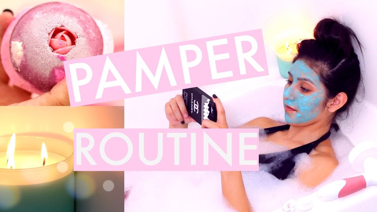 pamper routine 2017 spa night