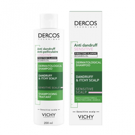 vichy dercos szampon przeciwłupieżowy skóra wrażliwa 200ml opinie