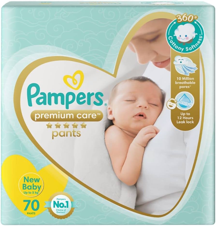 new born pampers premium