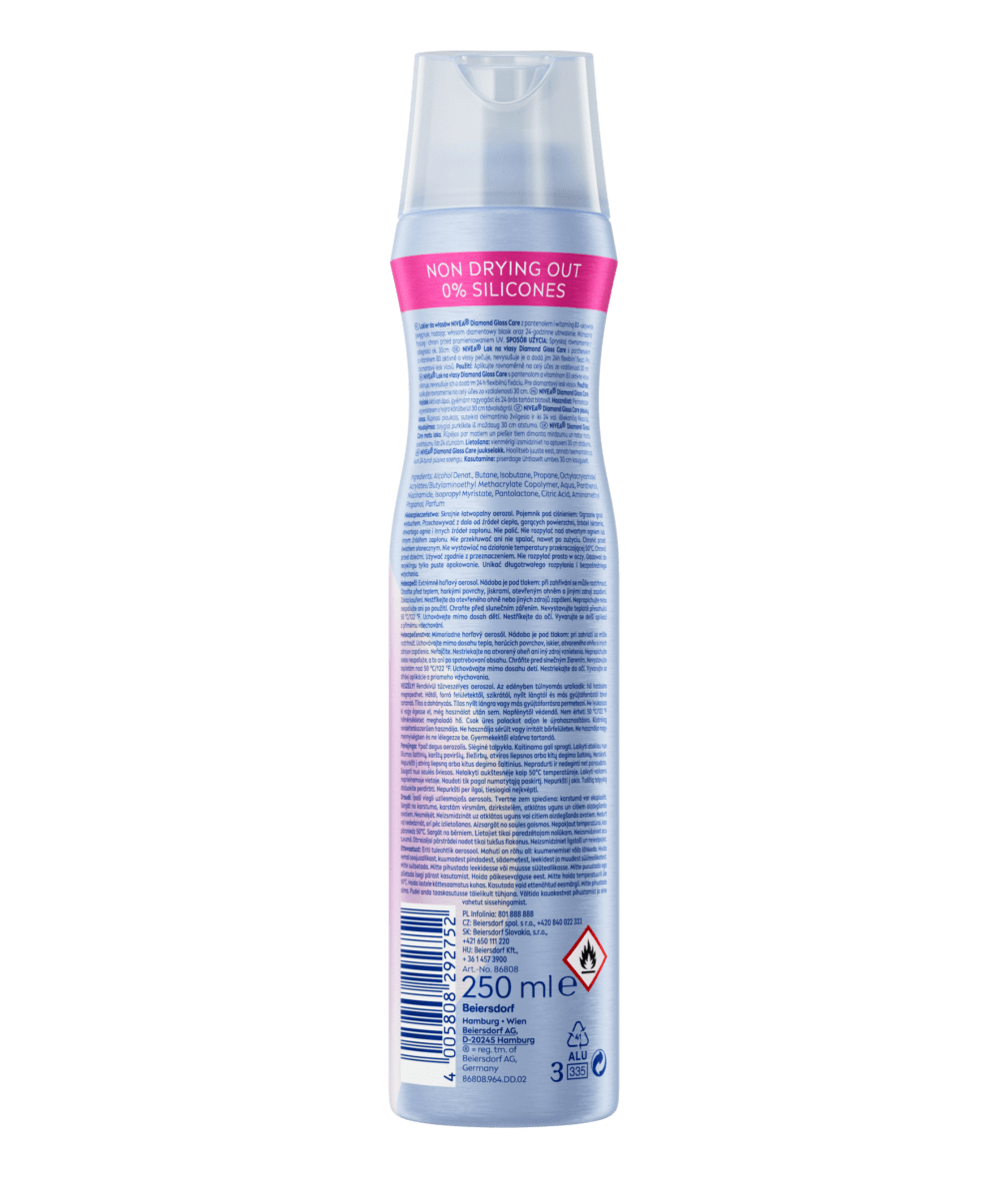 lakier do włosów nivea diamond volume care