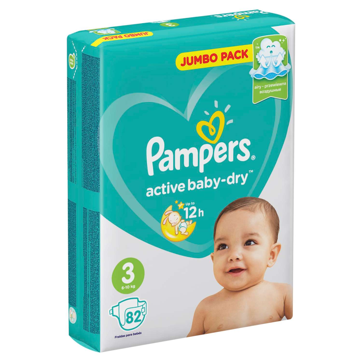 pampers active baby 3 6-10 кг