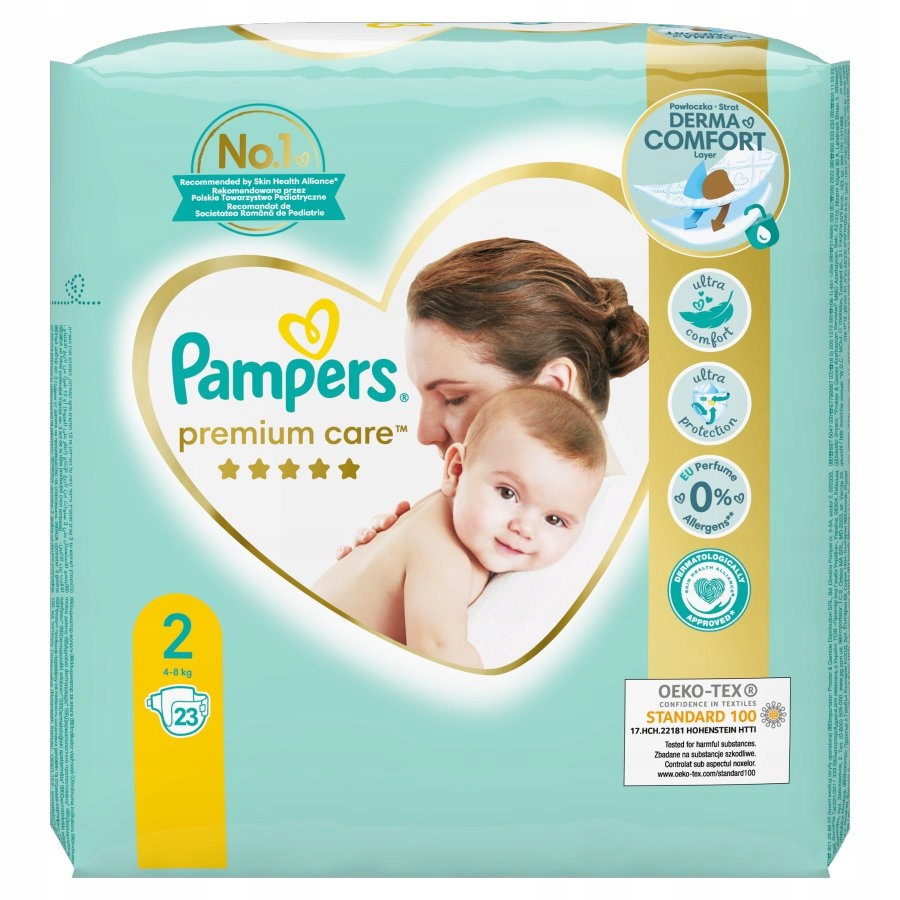 pieluchy pampers premium care 2 allegro