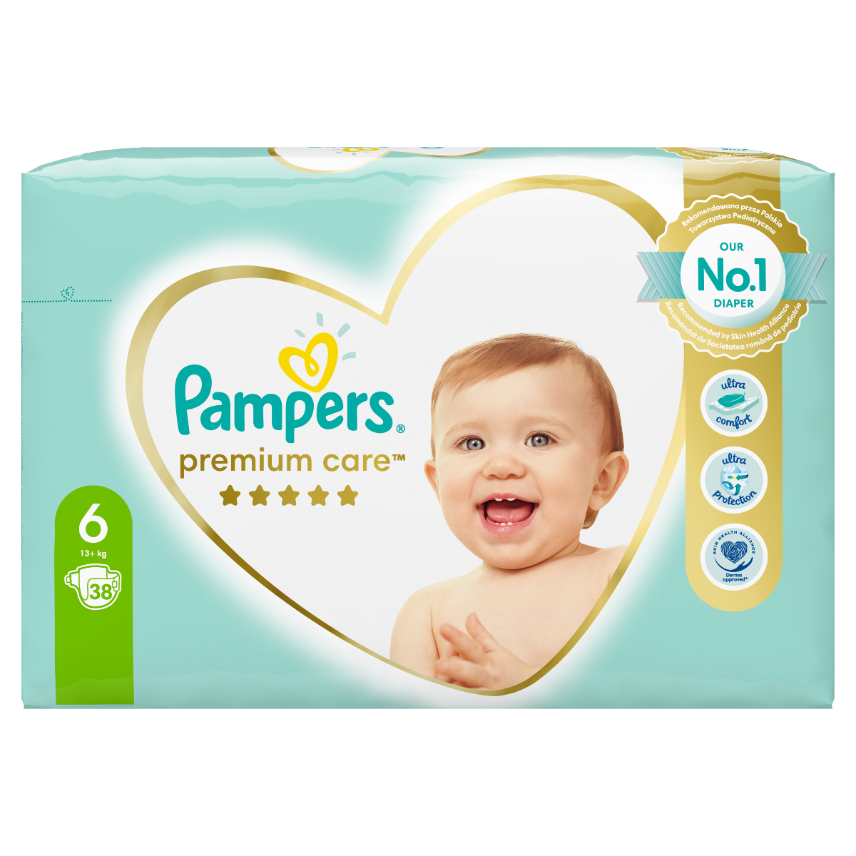 pampers rozm 6 od ilu kg