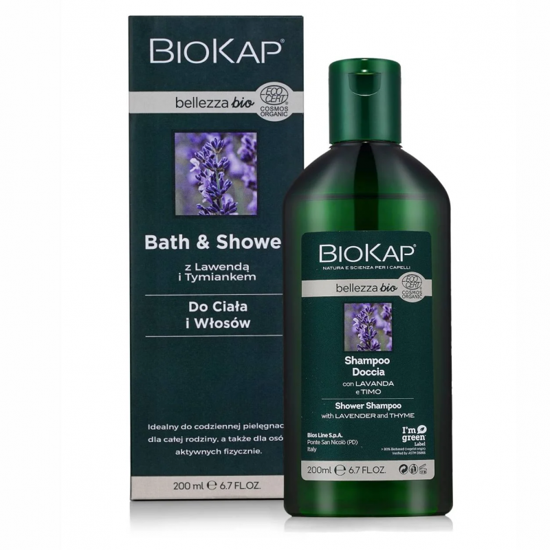 biokap bellezza szampon do włosów tłustych 200 ml