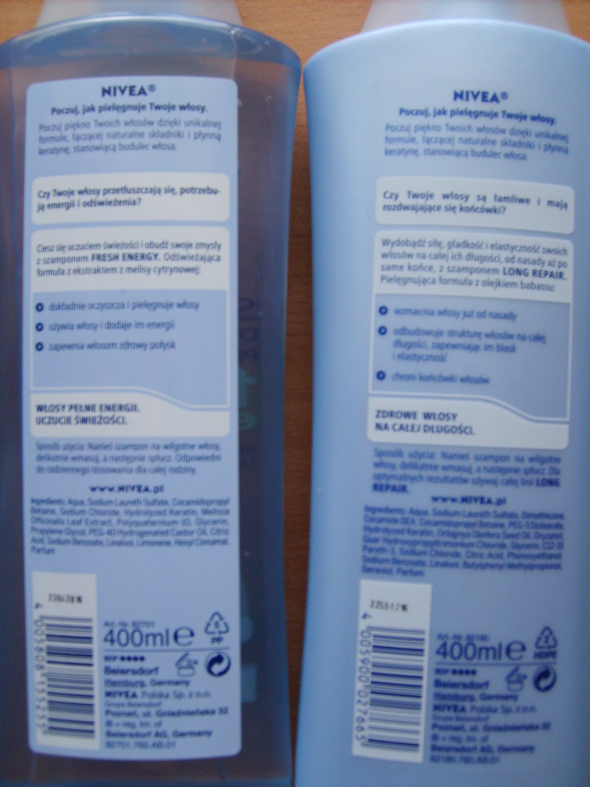 szampon nivea repair sklad