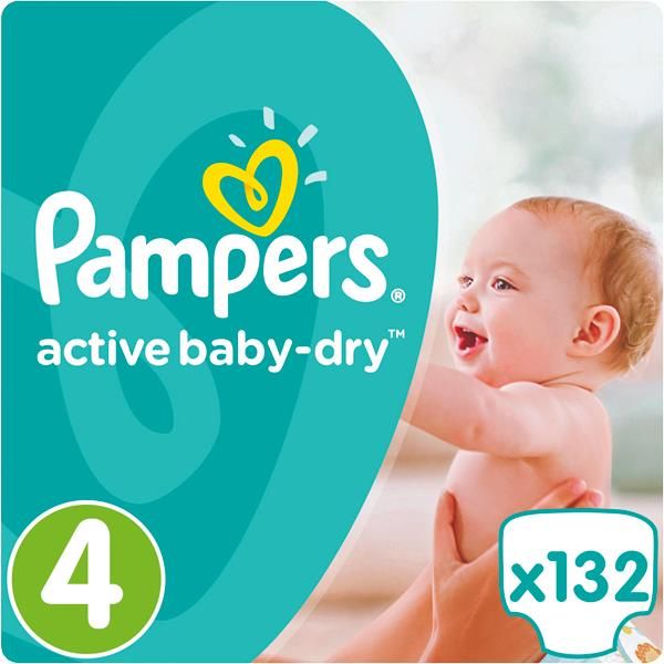 pampers active baby-dry pieluchy jednorazowe rozmiar 4