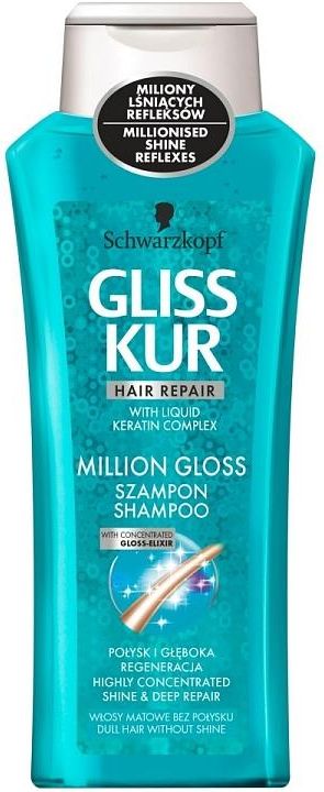 gliss kur million gloss szampon do włosów