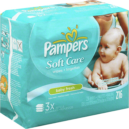 pampers soft care wipes