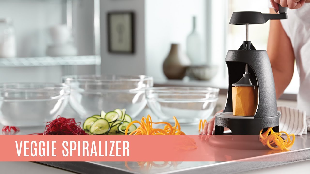 pampered chef spiralizer chef shanna banana chef