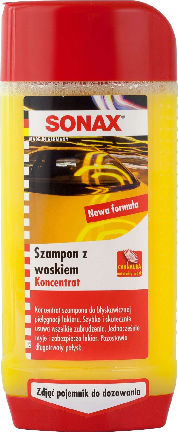 sonax szampon z woskiem koncentrat 500ml