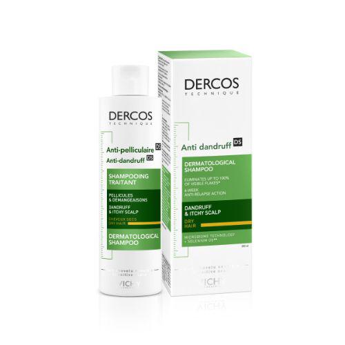 vichy dercos duo szampon przeciwłupieżowy zwalczający łupież tłusty 2x200 ml