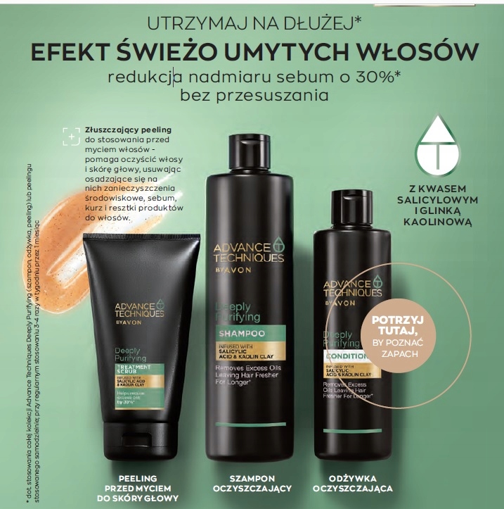 szampon na tłuste wlosy avon