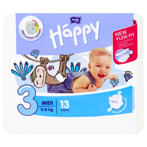 pieluchy happy newborn new flexi fit opinie