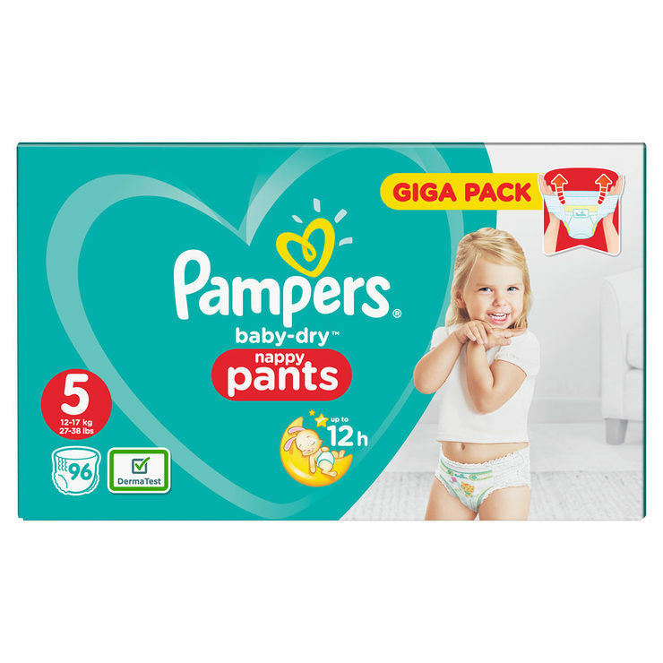 pampers baby dry pants size 5