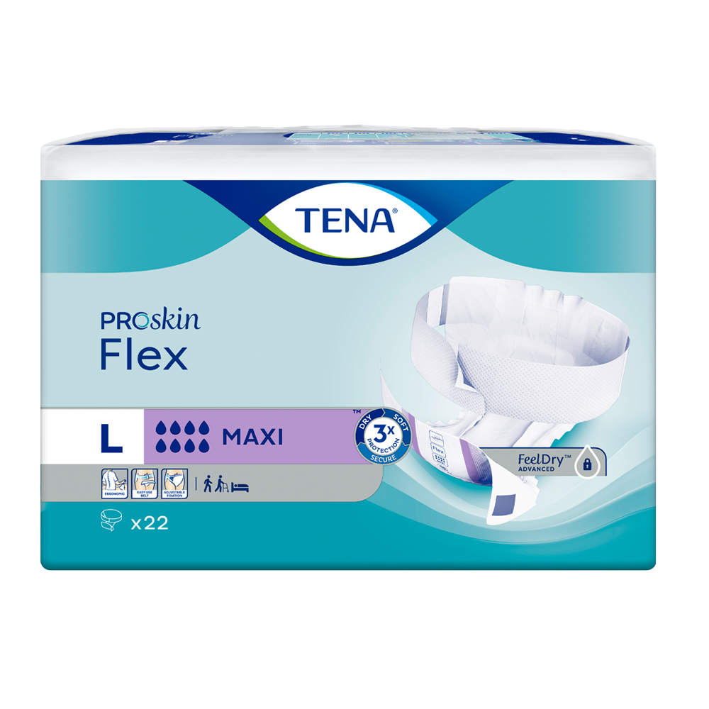 pieluchomajtki tena flex maxi l