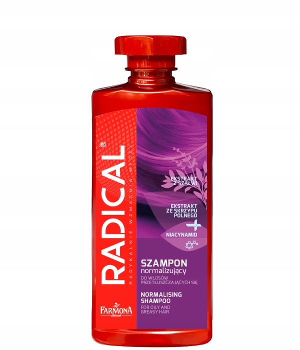ideepharm radical med szampon normalizujący do włosów przetłuszczających się