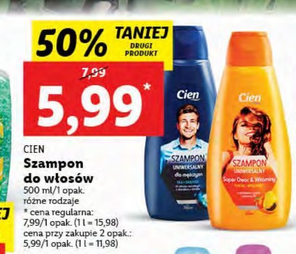 szampon do wlosow firmy cien lidl cena