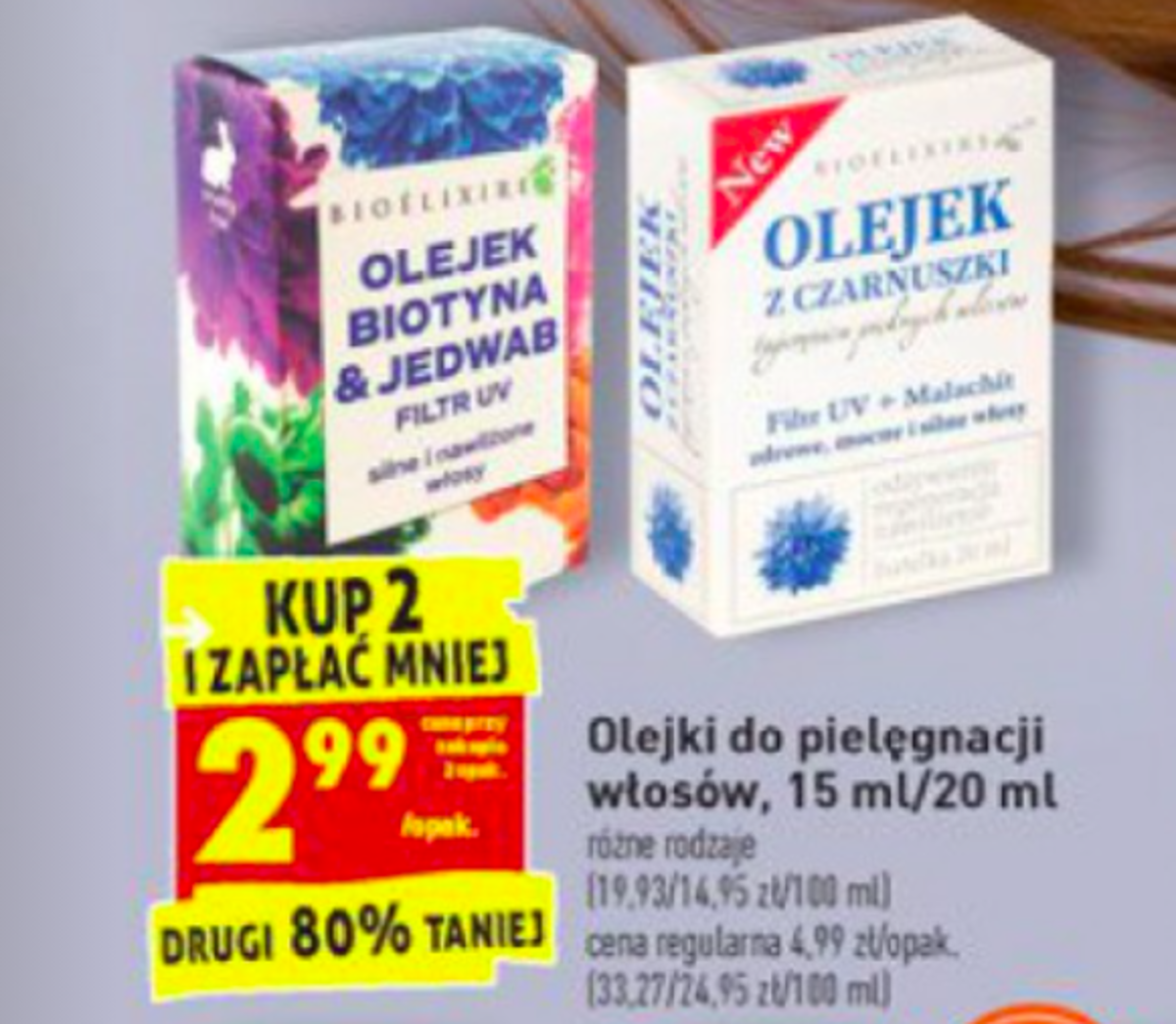 olejek jojoba do włosów biedronka