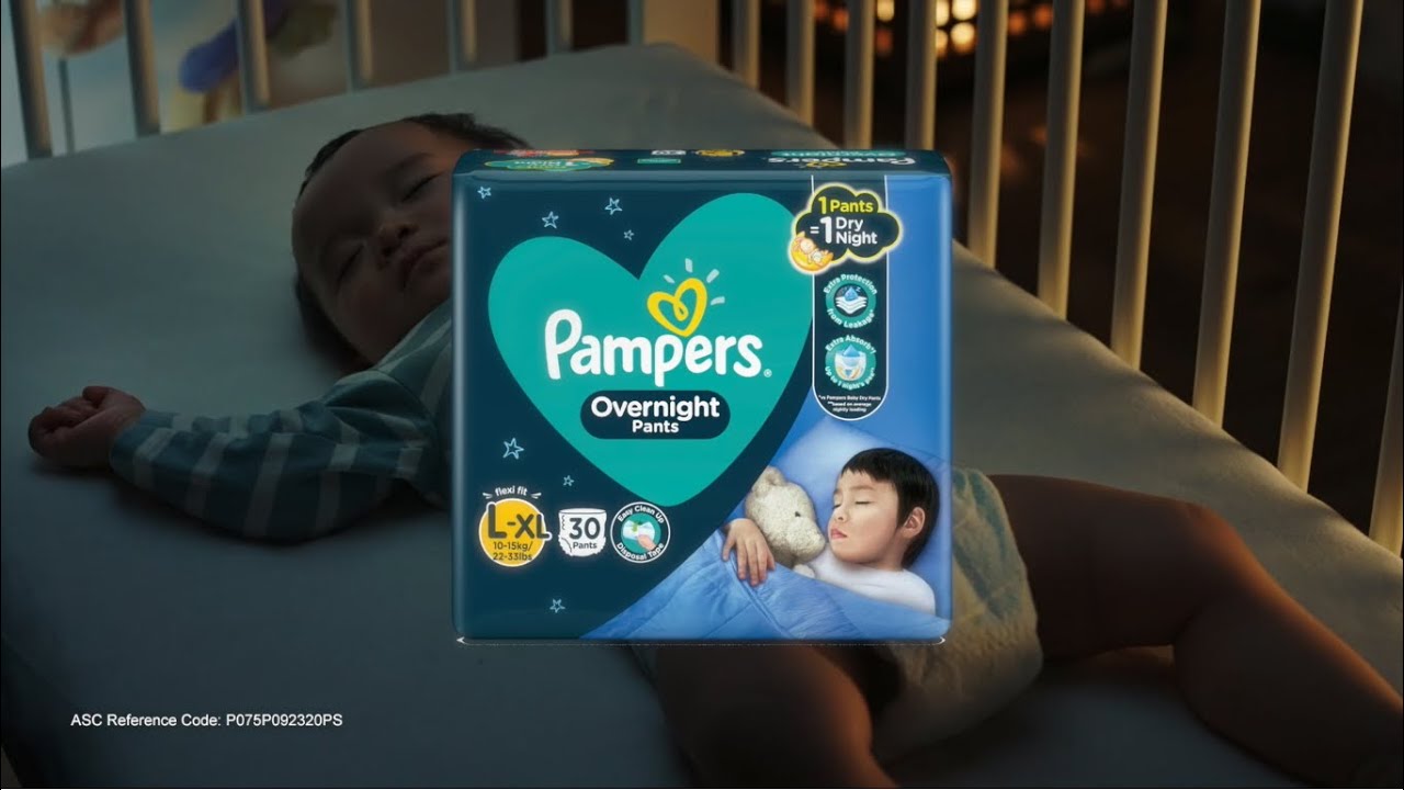 pampers night