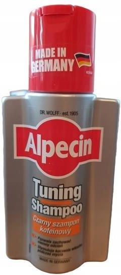 alpecin tuning shampoo czarny szampon kofeinowy