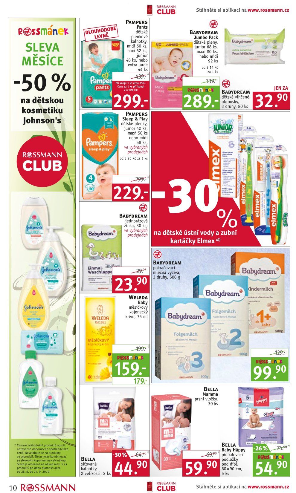 pampers sleep and play cena rossmann