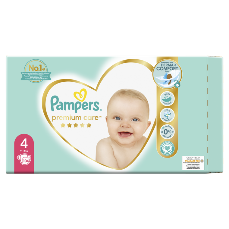 pampers premium care pants 4 sztuk 104