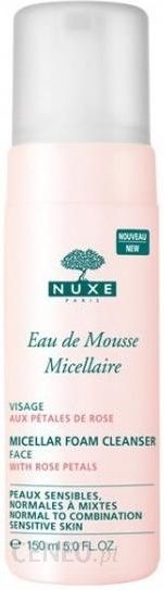 nuxe eau de mousse pianka micelarna do oczyszczania twarzy