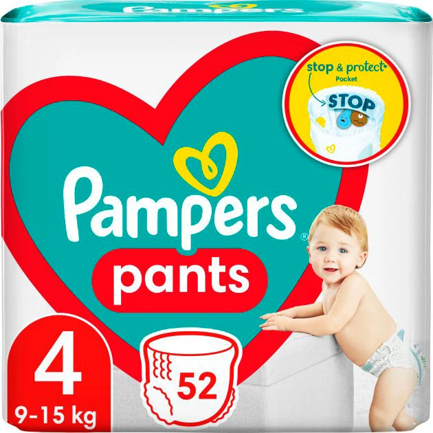 pieluchy pampers 4 pants