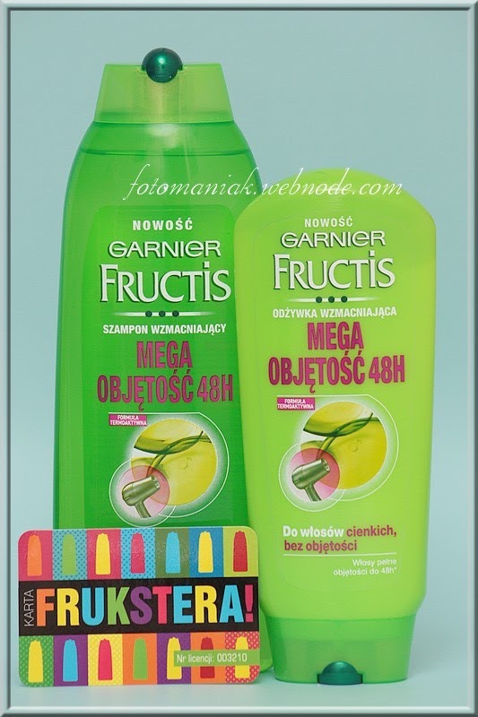 garnier fructis mega objętość 48h szampon