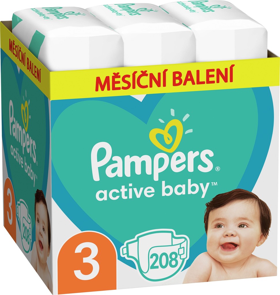 pampers 3 208 ks